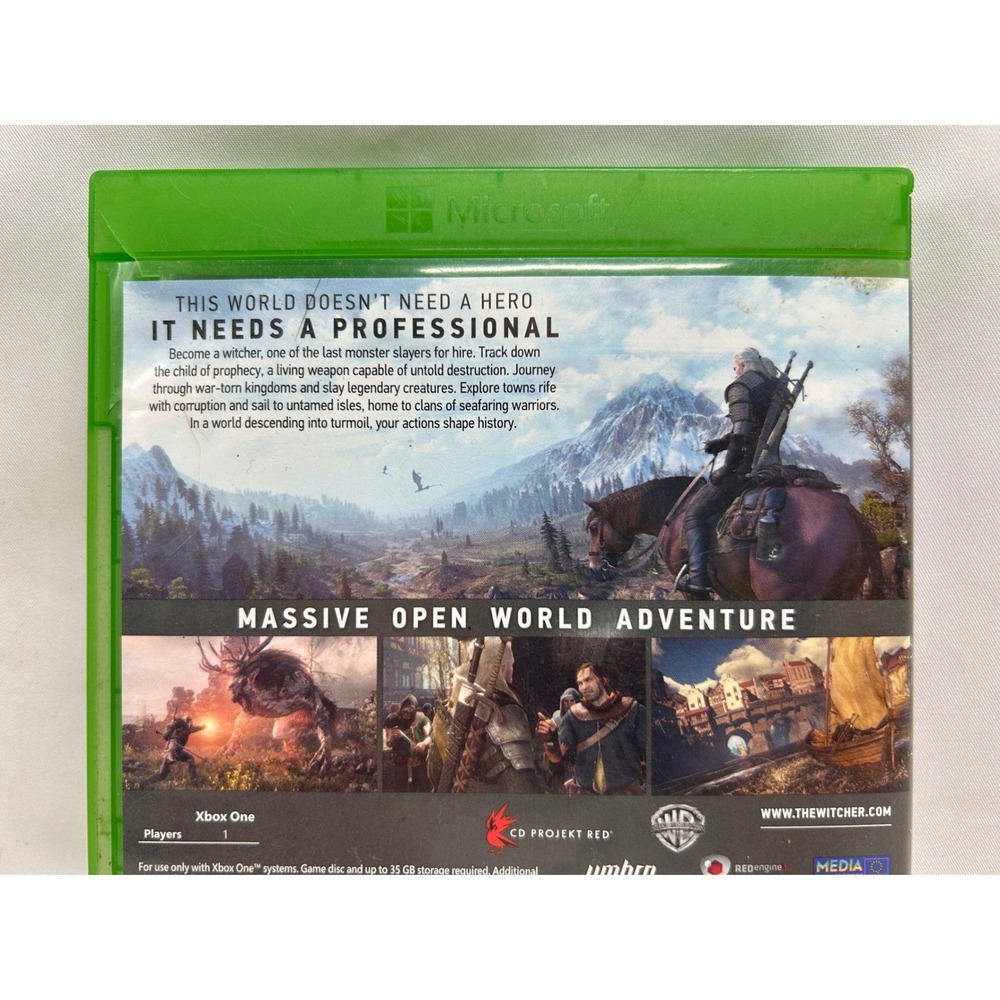 The Witcher 3 Wild Hunt Xbox One Game with Soundtrack CD and Manual WB Games - Picture 10 of 11